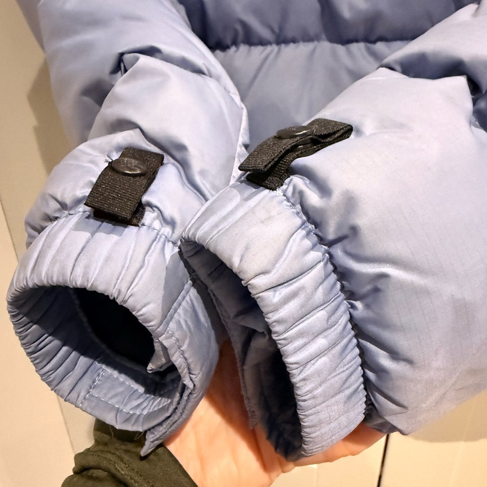 The North Face Black and Blue Retro Nuptse Down Jacket - Picture 3 of 4